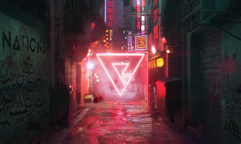 Cyberpunk Neon City Wallpaper 4k The World Of Dark Streets Tall ...