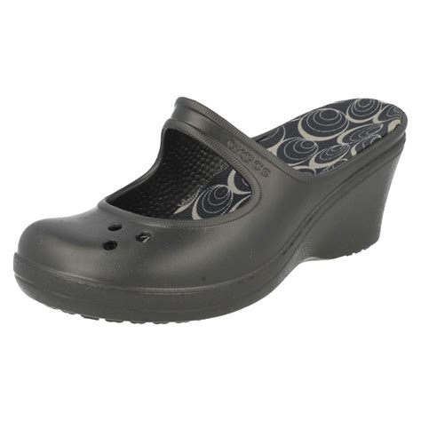 Ladies Crocs Slip On Shoes Frances Women | eBay