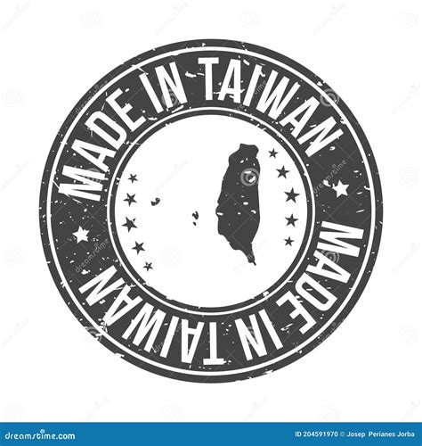 Made in Taiwan Map. Quality Original Stamp Design Vector Art Seal Badge ...