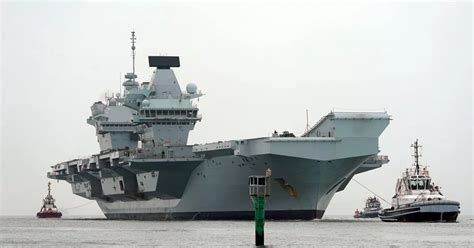 HMS Queen Elizabeth returning to Europe following New York visit during ...