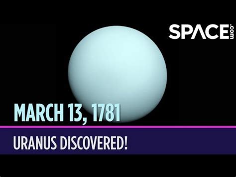 OTD in Space – March 13: Uranus Discovered! - YouTube