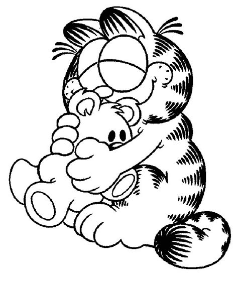 garfield clipart black and white 10 free Cliparts | Download images on ...