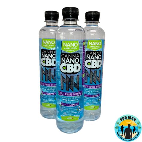 CBD Water – Canna Nano (award winner – 16.9 oz): Bud Man Orange County ...