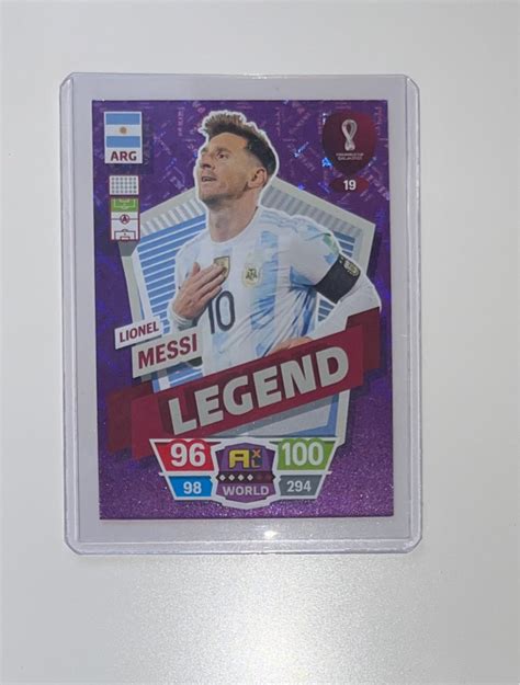 Lionel Messi. Fifa world cup 2022 LEGEND card, Hobbies & Toys ...