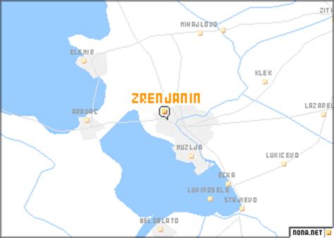 Zrenjanin (Serbia and Montenegro) map - nona.net