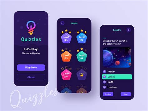 Quiz App UI Design by Sithira Mithmal on Dribbble