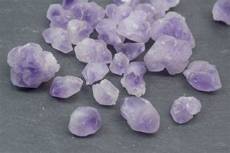 Light Purple Amethyst Gemstone Loose Points No Hole Gemstone Beads ...