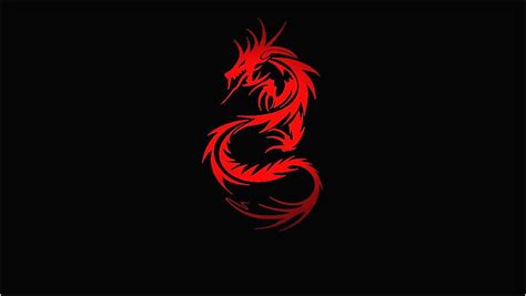 Red Dragon . Red dragon, Black dragon, Samsung, Red Black Gaming HD ...