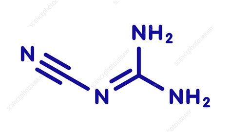 Dicyandiamide molecule, illustration - Stock Image - F027/8002 ...