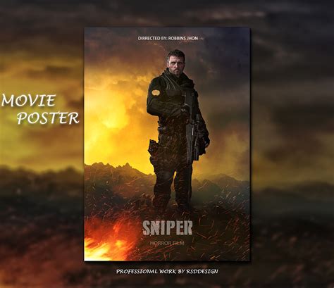 sniper movie poster design on Behance