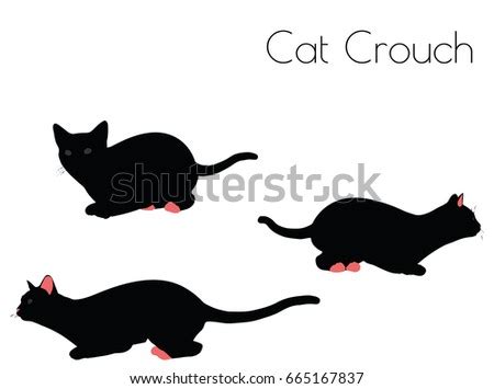 Crouching-cat Stock Vectors, Images & Vector Art | Shutterstock