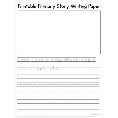 CreatePrintables - Editable Printable Primary Story Writing Paper ...