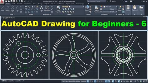 AutoCAD Drawing Tutorial for Beginners - 6 - YouTube