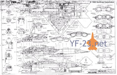 Northrop F-23A EMD Proposal. F-23 production variant. Northrop NATF-23 ...