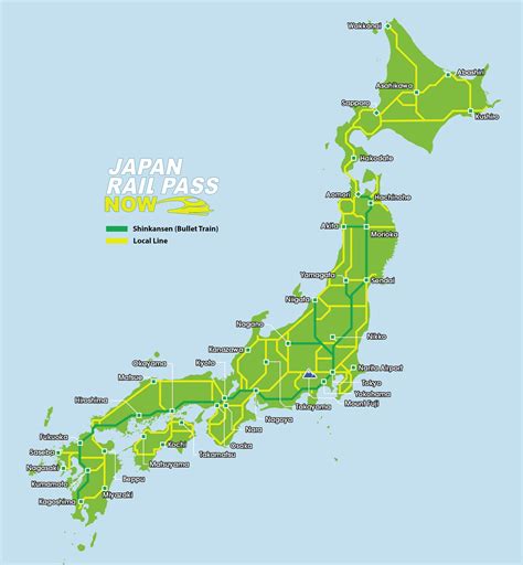 Map | Information | Japan Rail Pass