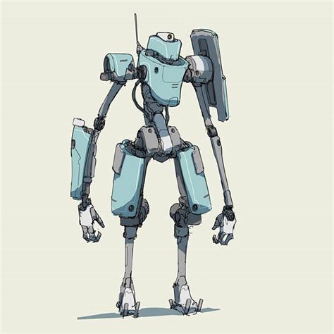 196 2016 just standing around... #mech #mecha #robot #sketch # ...