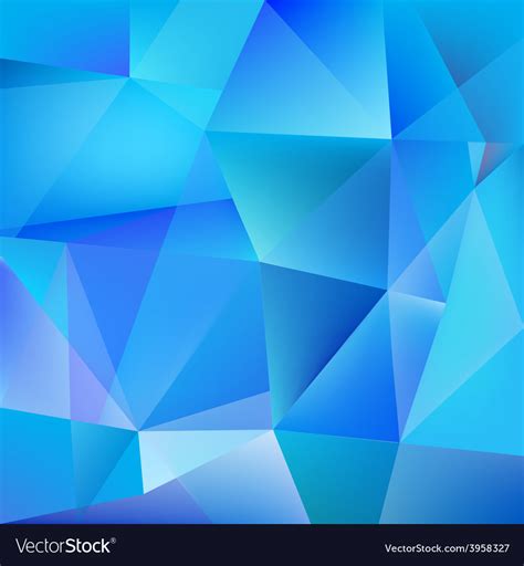 Abstract geometric blue background Royalty Free Vector Image