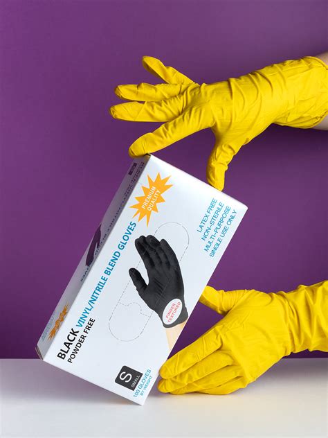 Medical nitrile gloves on Behance