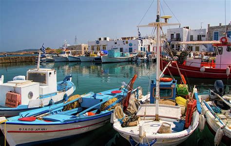 Naousa Harbor in Paros Greece Photograph by David Smith - Fine Art America