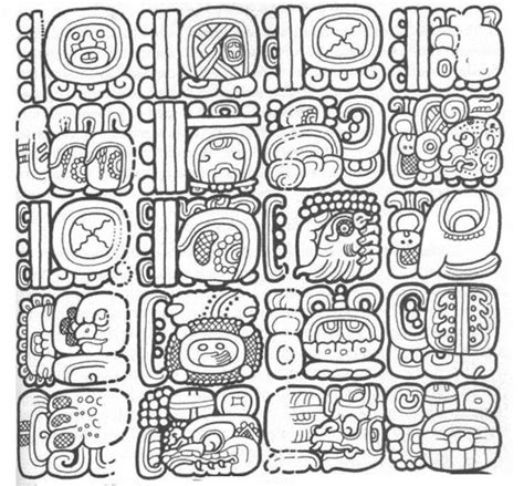 Mayan Hieroglyphics