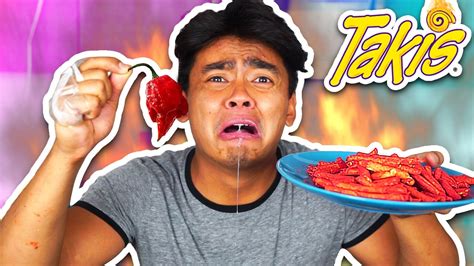 EXTREME SPICY TAKIS CHALLENGE! - YouTube