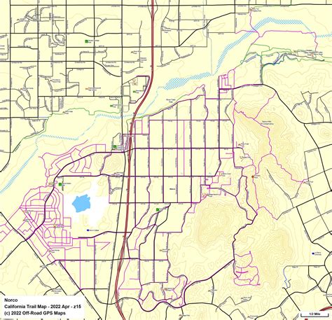 Norco - California Trail Map