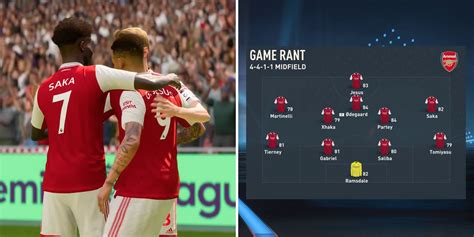 FIFA 23: The Best Formation & Starting 11 for Arsenal