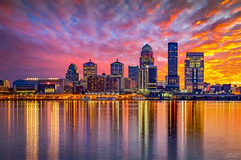 The Louisville Skyline Sunset | Louisville, Kentucky | Jared Weber ...