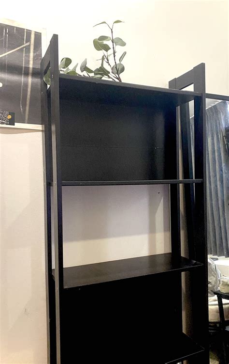 IKEA black shelves, Furniture & Home Living, Furniture, Shelves ...