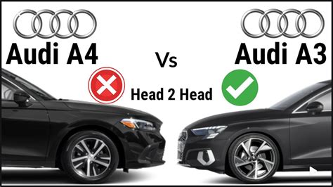 Audi A4 vs Audi A3 | 2022 car comparison head to head - YouTube