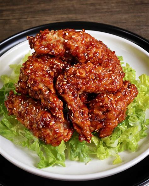 Korean fried chicken wings