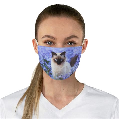 SIAMESE CAT MASK Washable Face Mask Reusable Face Mask | Etsy