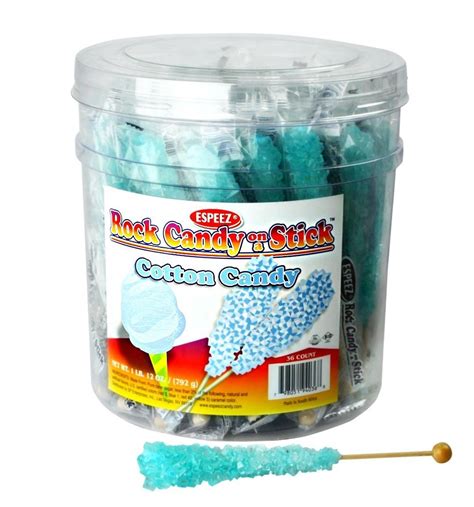 Light Blue Rock Candy Sticks in Bulk at Wholesale Prices