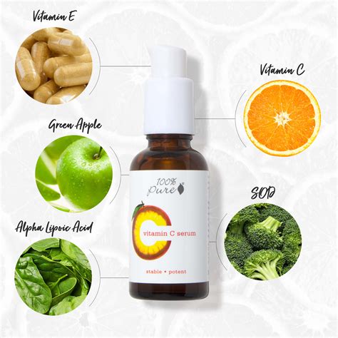 Vitamin C Serum - Essential for Brighter Firmer Skin | 100% PURE