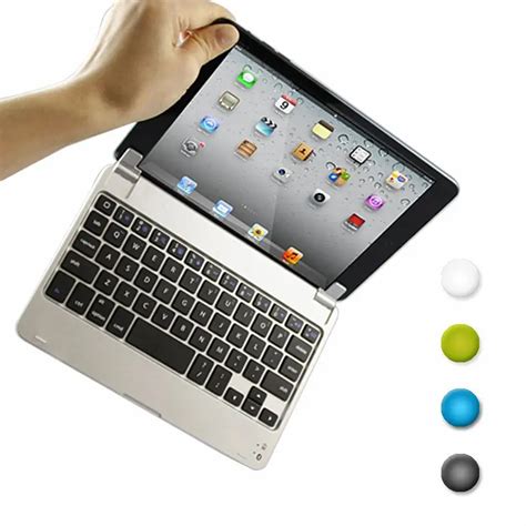 For IPAD MINI 1 2 3 bluetooth keyboard Slim Aluminum Bluetooth Keyboard ...