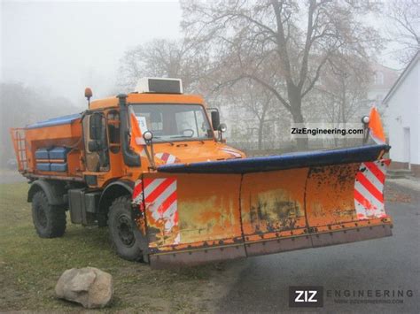 Unimog U 1650 winter service spreader snow plow 1997 Other trucks over ...