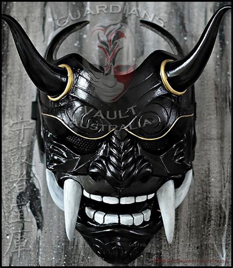 Dark Lord Oni Mask - Japanese Demon Facemask - Guardians Vault Australia