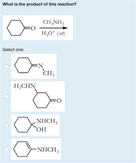 Solved What is the product of this reaction? CH3NH2 H30+ | Chegg.com