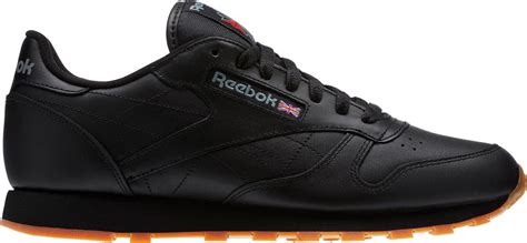 Reebok Classic Leather Running Shoes in Black for Men - Lyst