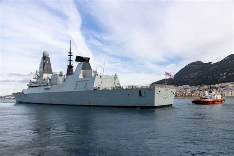 HMS Diamond deployed to Middle East following stopover at Gibraltar ...