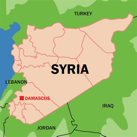 Syria Political Map