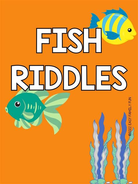 95 Fish Riddles That Are Fin-Stastic!