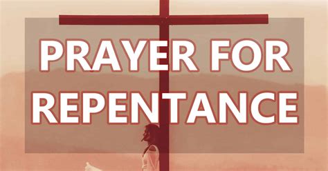 Prayer for Repentance