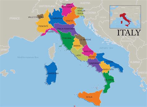 Map of Italy wine regions. Wine regions map of Italy | Vidiani.com ...