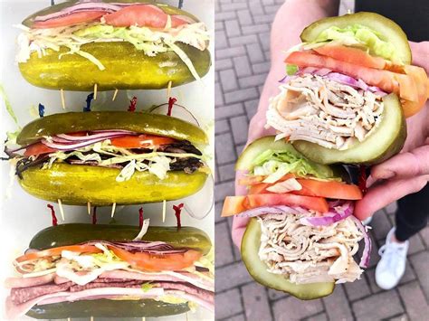 A deli serves all of its sandwiches in giant pickles instead of slices ...