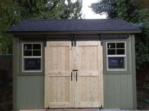 Build Your Exterior Barn Doors With Sliding, Outbuilding External Door ...