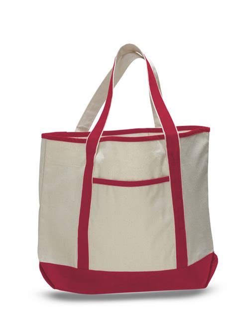 Large Heavy 12 oz. Cotton Canvas Deluxe Tote Bag - Colors - GW141 | RFG ...