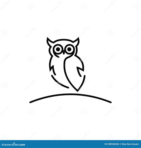 Owl Vector Logo Design Illustration. Owl Logo Stock Vector ...