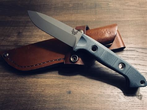 Benchmade 162 Bushcrafter w/ Custom Sheath : r/knifeclub