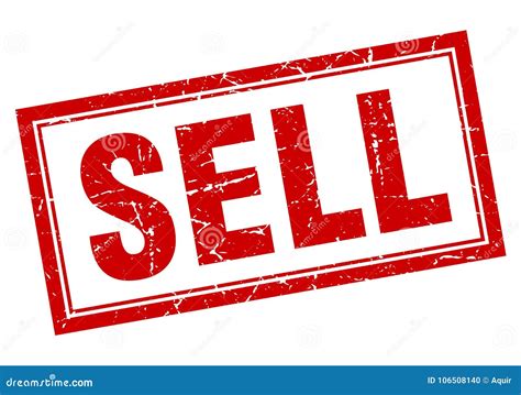 Sell stamp stock vector. Illustration of sell, insignia - 106508140